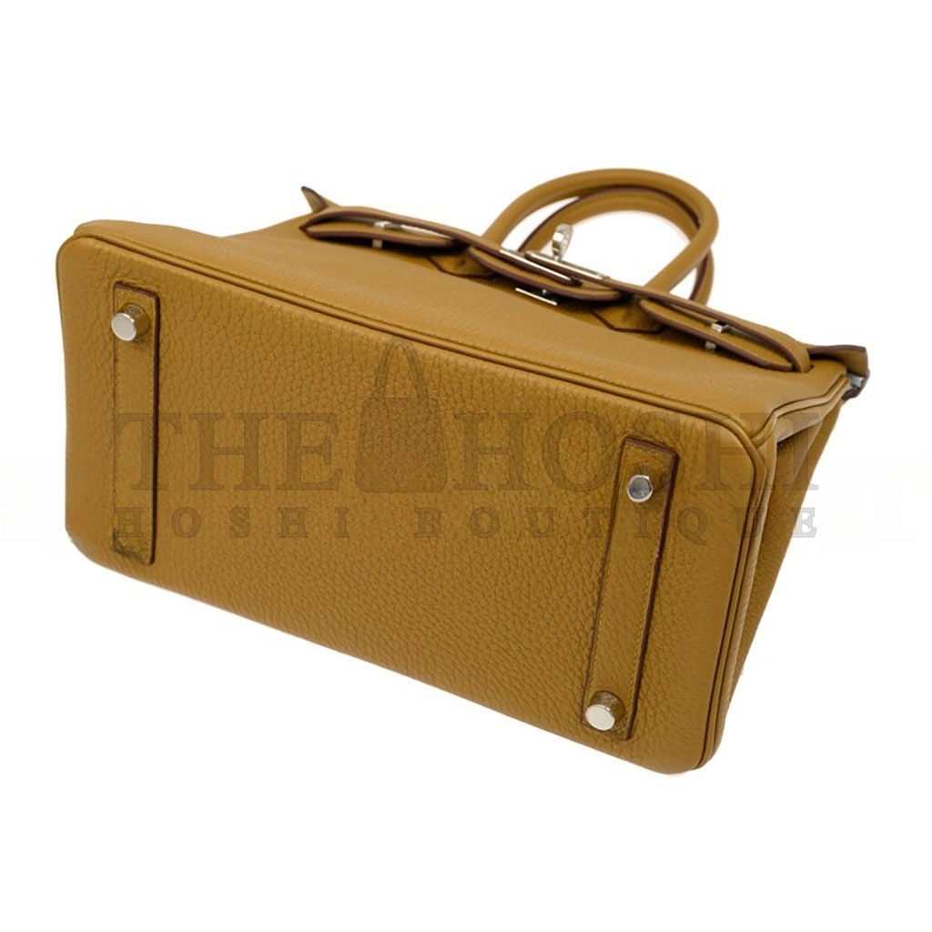 H**me5 BIRKIN 25 TOGO LEATHER MILK TEA COLOR GOLD BUCKLE HANDBAG BK25AKTGSS (25*20*13cm) Master Quality